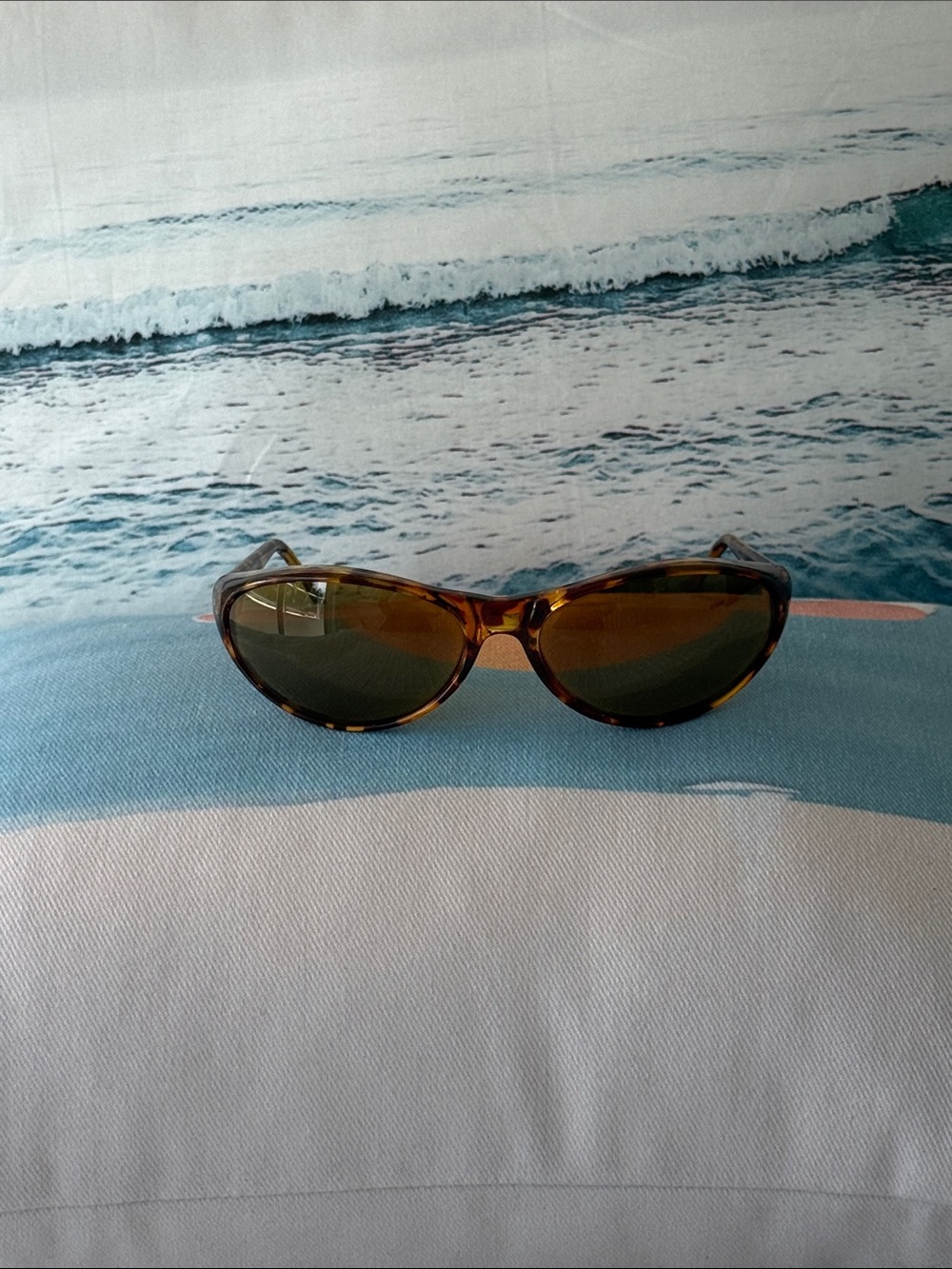 Revo Vintage Tortoiseshell Cat-Eye Sunglasses with Brown Lenses